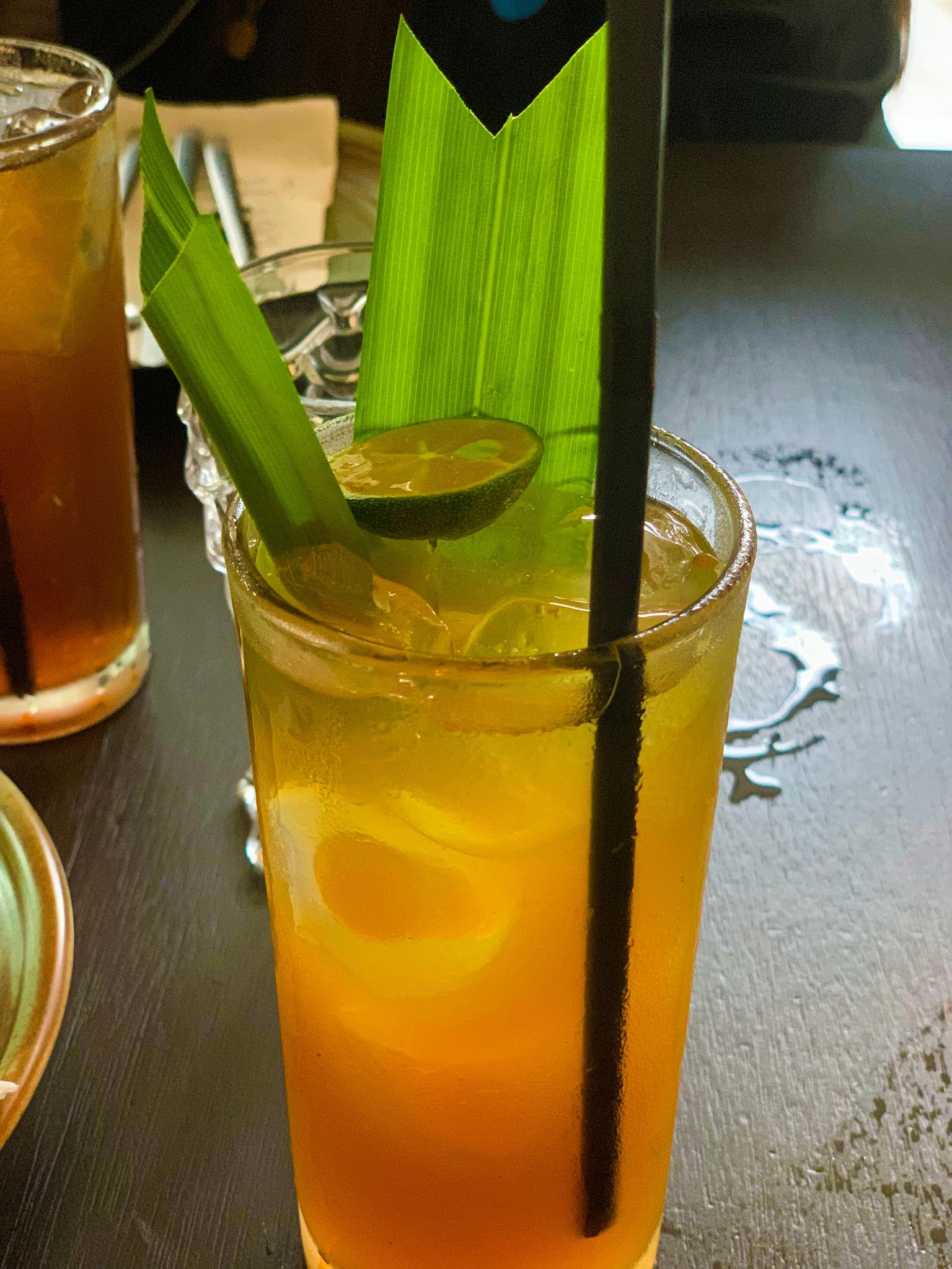 Pandan Calamansi Iced Tea